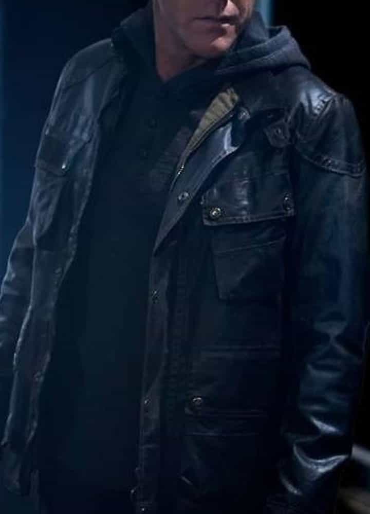 Rabbit Hole 2023 Kiefer Sutherland (John Weir) Black Jacket